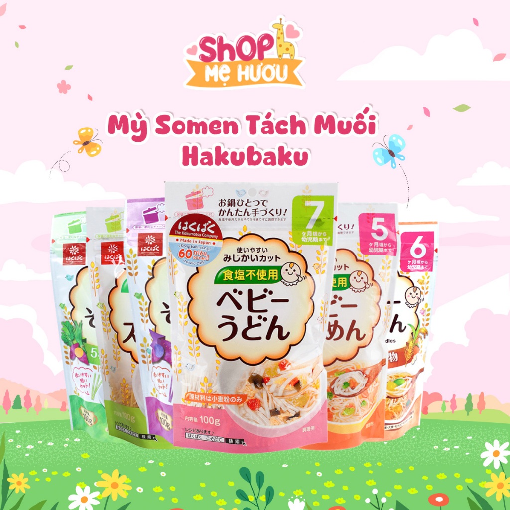 Mì Somen Tách Muối Hakubaku Nhật Mì Cho Bé Ăn Dặm