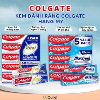 Kem Đánh Răng Colgate Mỹ Total & MaxFresh Advanced Whitening 181g