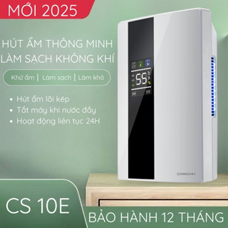 [Hỏa tốc Hà Nội] Máy hút ẩm không khí chống nồm gia đình 2L YANGZI CS10E  Có điều khiển, hiển thị độ ẩm mini, độ ồn thấp
