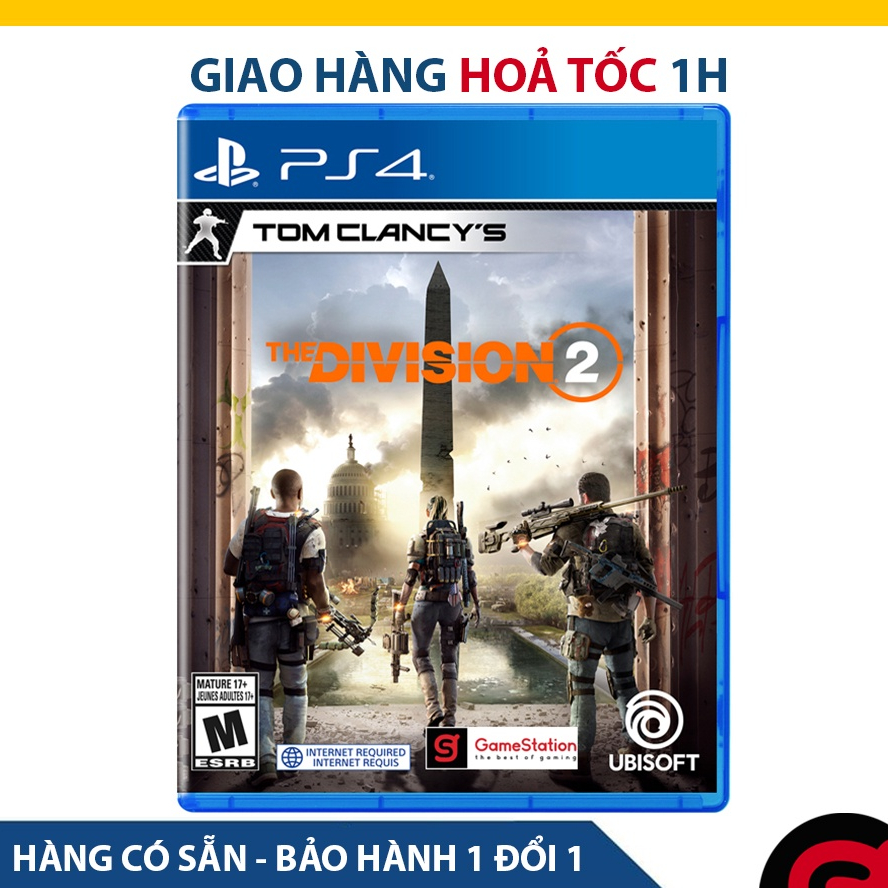 Đĩa Game PS4: Tomclancy’s The Division 2 - hệ US