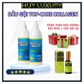 DEL HOT  Cặp dầu gội xả Top Care Collagen 950ml cho tóc hư tổn suôn mượt chắc khoẻ