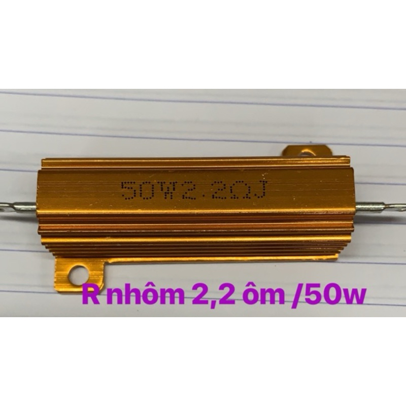 trở nhôm 2 ôm 2 50w