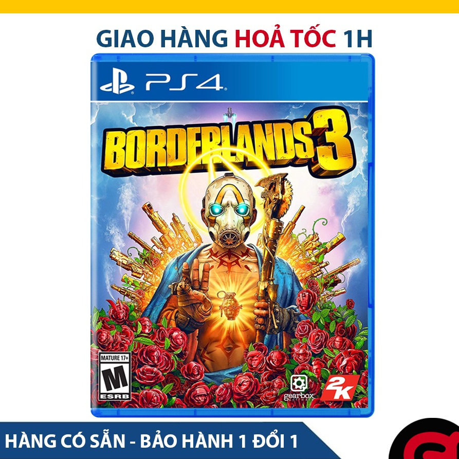 Đĩa Game PS4: Borderlands 3 - hệ US