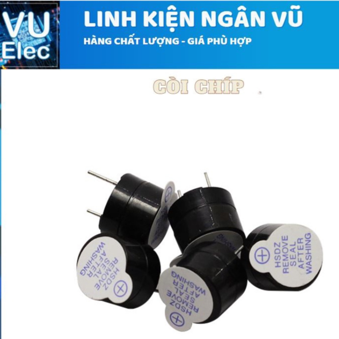 Còi Chíp 12V 9.5x12MM