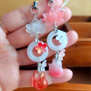 [Mẫu Mới 2025] Dây Treo Điện Thoại Bạc Mèo Và Hồ Ly Cute Xinh Xắn Dễ Thương