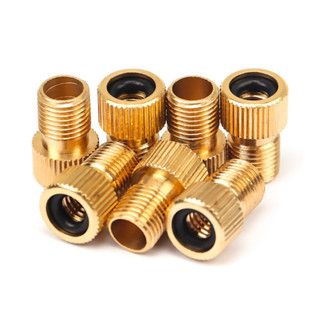 Bộ Chuyển Đổi Van Xe Đạp Presta sang Van Schrader Đầu Vòi Bơm Xe Đạp Chuyển Đổi Bằng Đồng Thau Chịu Áp Lực Cao