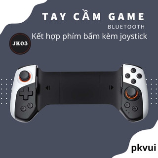 Tay cầm bluetooth JK03 điện thoại MTB laptop kết nối không dây pin 300mah hỗ trợ nhiều ché độ tay cầm
