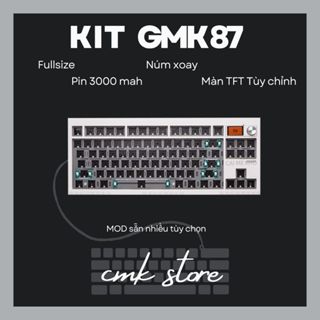  Kit Custom Bàn Phím Cơ TKL 87 Phím - Zouya GMK87 - Có Cả Màn Hình Tùy Chỉnh và Núm Xoay 