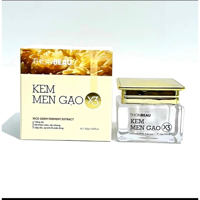 KEM MEN GẠO x3 20g (MỚI 2026)