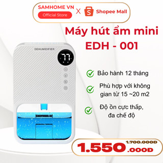 Máy Hút Ẩm Mini Sử Dụng Trong Gia Đình WinBang EDH, Hút Ẩm Quần Áo, Hút Ẩm Gia Đình - Bảo Hành 12 Tháng