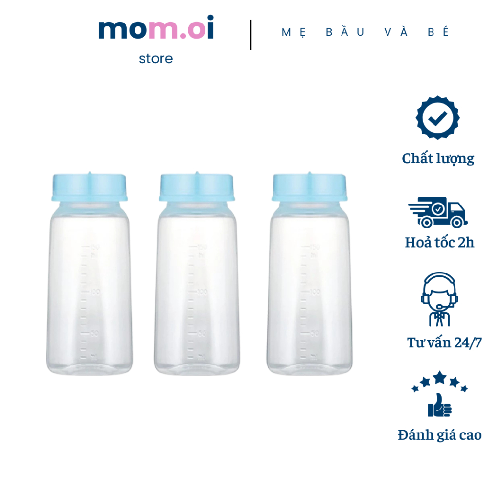 Bộ Ba Bình SPECTRA Cổ Hẹp 150ml