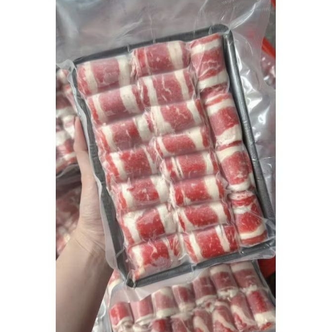 (HCM)Ba chỉ bò cuộn/lát ngon, thịt thơm mềm, nhiều dinh dưỡng, chế biến nhiều món khay 500g