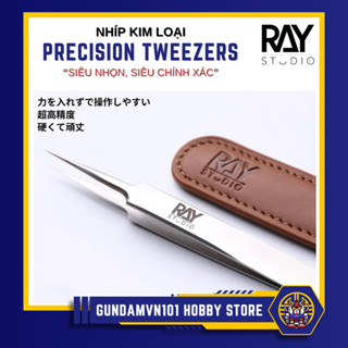  NHÍP CAO CẤP RAY STUDIO THÉP KHÔNG GỈ ĐỘ CHÍNH XÁC CAO - gắp linh kiện dán decal mô hình gundam 