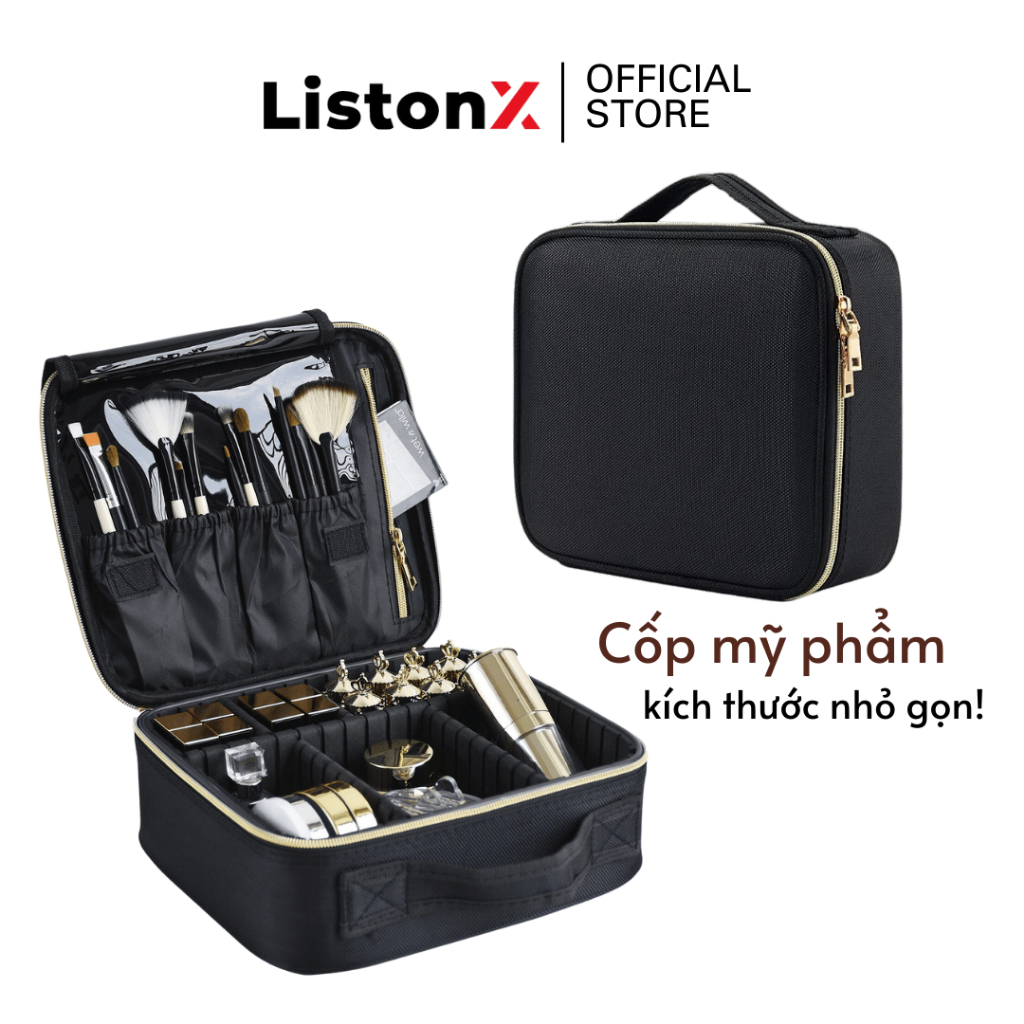 [MUA 2 TẶNG 1] Cốp Đựng Mỹ Phẩm/ Đồ Trang Điểm/ Makeup cao cấp | Tặng 1 bông mút khi mua 2 sản phẩm bất kỳ