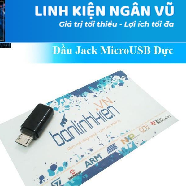 Combo 10 bộ Đầu Jack MicroUSB Đực