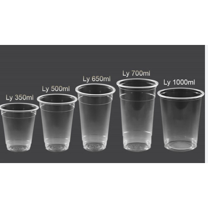 Sỉ 1000 Ly 500 Ly 300 Ly nhựa MỎNG giá rẻ nhựa PP Không Nắp 300ml 360ml 500ml 600ml 700ml lynhuaanph