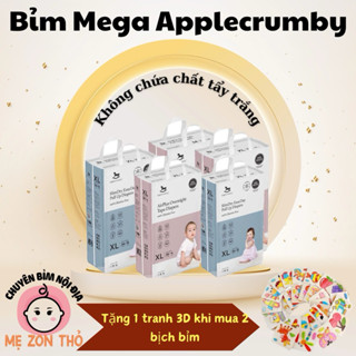 [CHÍNH HÃNG] Bỉm Applecrumby bản Mega bịch to đại M50/L46/XL42/XXL36