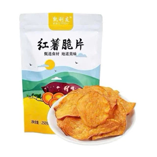 Khoai Lang Mật Sấy Giòn Tẩm Mật Ong KAILIYOU - Khoai Lang Sấy Giòn Túi 250GR