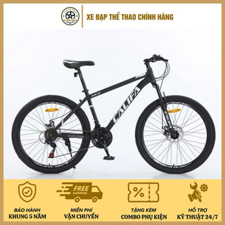  Xe đạp địa hình thể thao CALIFA - Khung thép sơn tĩnh điện cao cấp Dây âm sườn Đề số Shimano 21 tốc độ 
