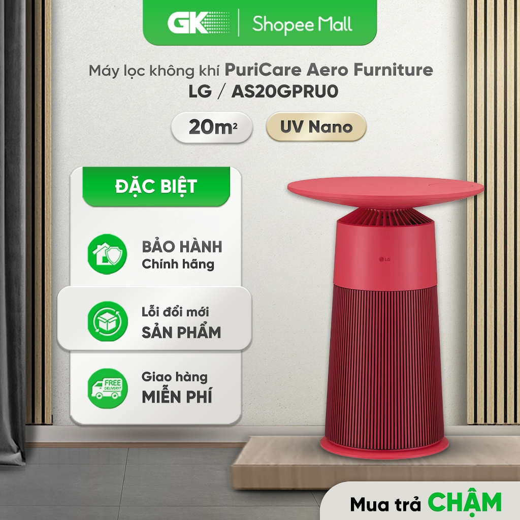 AS20GPRU0 | AS20GPWU0.ABAE | AS20GPYU0 - Máy Lọc Không Khí LG PuriCare Aero Furniture