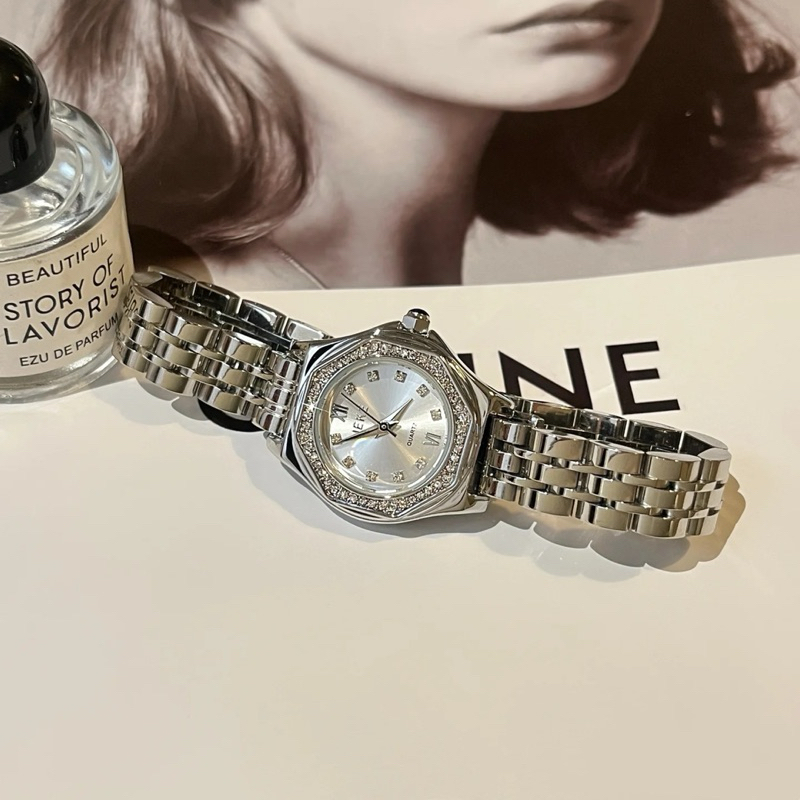 [Có Sẵn] Đồng Hồ Nữ IEKE Đính Đá Sang Trọng, Đồng Hồ Phong Cách Cá Tính Dễ Phối Đồ Đồng Hồ Chính Hãn