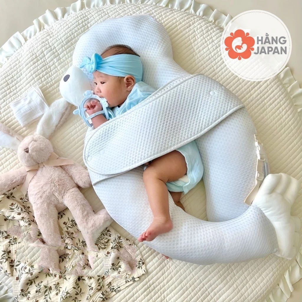 Gối Emong gối ôm gác chân cho bé hình hải cẩu đáng yêu