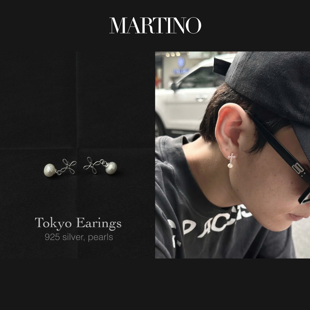 Bông Tai Tokyo E09 Martino (Kèm Hộp Đựng)