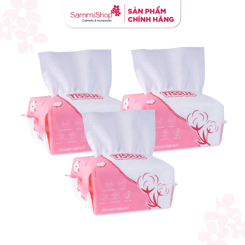 Combo 3 Horus Khăn khô đa năng Soft Cotton Tissue 80pcs