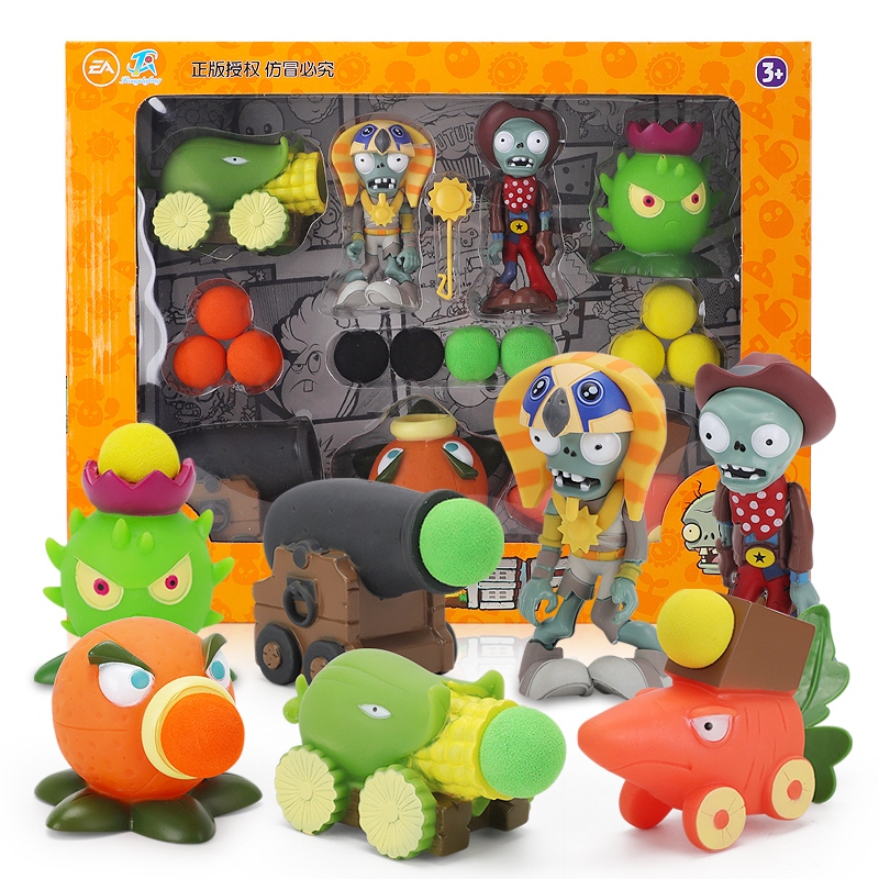 Đồ Chơi Plants VS Zombie Hộp 4 Plant 3 Zombie Lớn pvz028