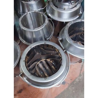Bếp Than Lu INOX Quay vịt  80,90, 100 dùng cả lu điện xoay 680, 850