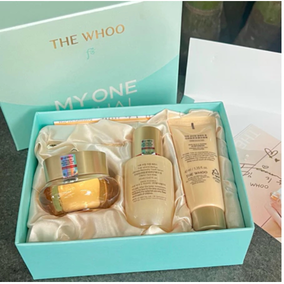 Set dưỡng ẩm chống lão hoá da Whoo Bichup Kem Whoo vàng