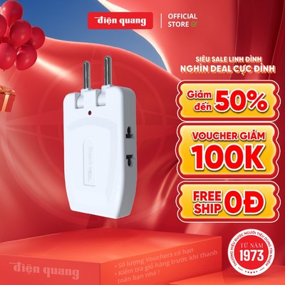 [HỎA TỐC] Ổ Cắm Xoay Gấp Gọn Điện Quang  ĐQ  ESK  RT Nhỏ Gọn Thích Hợp Không Gian Hẹp - Bảo hành 12 tháng
