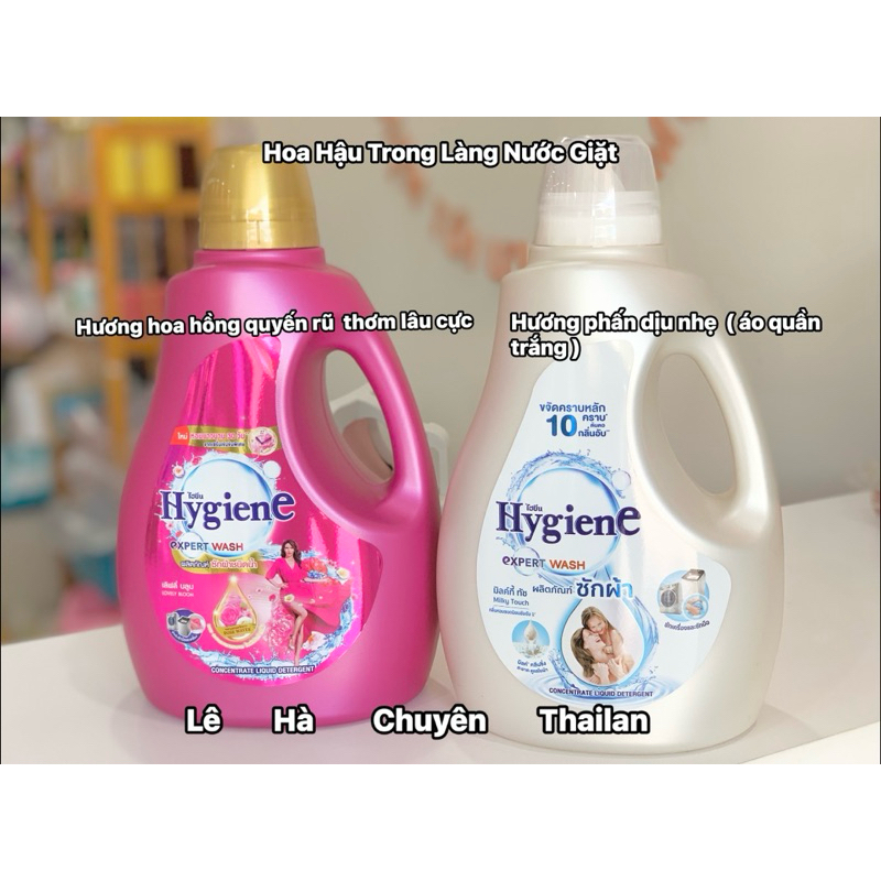 Nước giặt HYGIENE THAILAN  Hoa hậu trong làng nước giặt ( 2,8 lít )