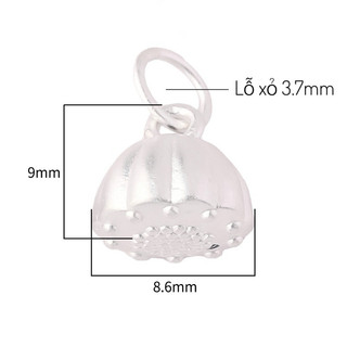 [S925] Charm bạc đài sen - MH106 MOCHUONGJEWELRY