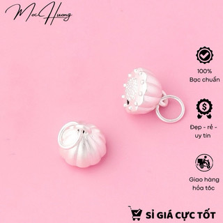   S925  Charm bạc đài sen - MH106 MOCHUONGJEWELRY 