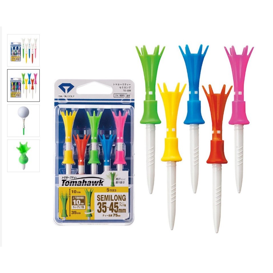 Tee golf Tomahawk bền đẹp, Tee xoáy Tomahawk, Tee golf nhật chính hãng - Tee golf