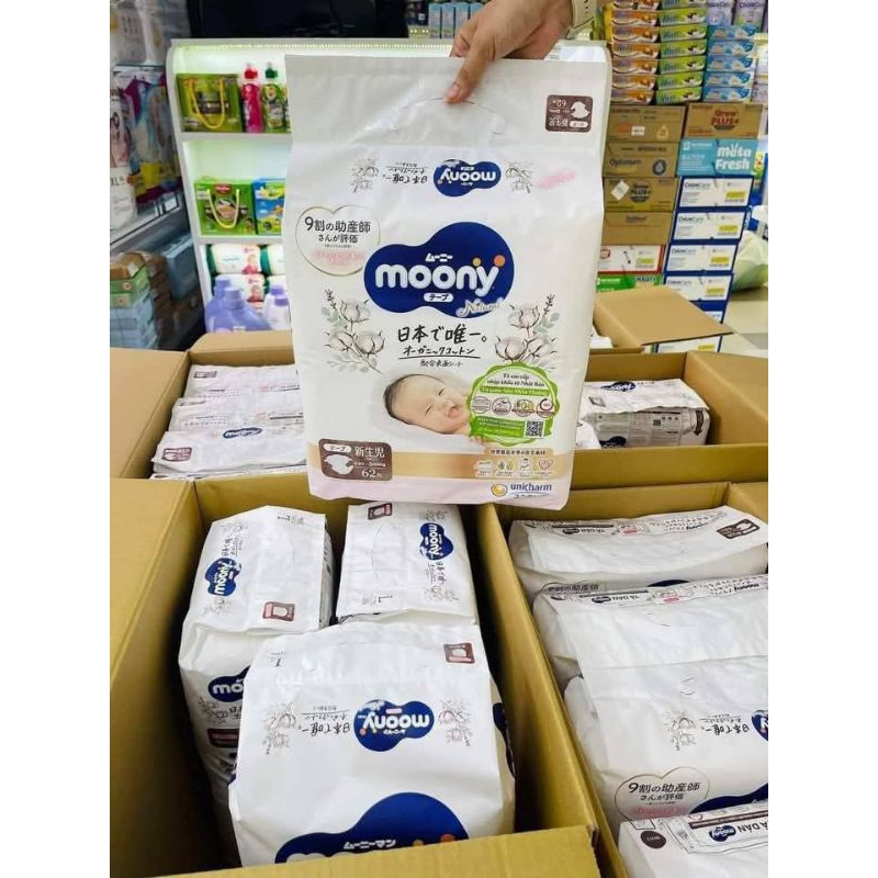 Bỉm moony trắng nội địa Nhật hàng chính hãng