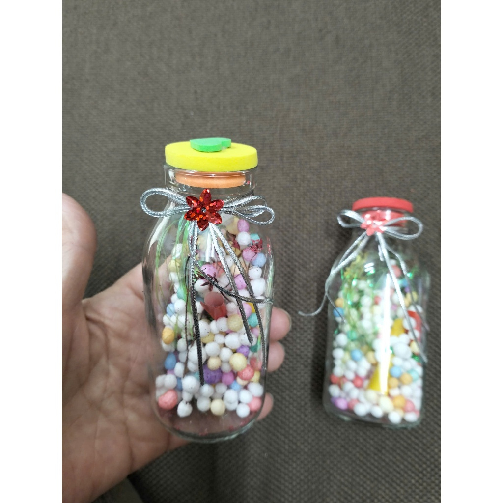 Combo 3 lọ thủy tinh 100ml kèm nút xốp