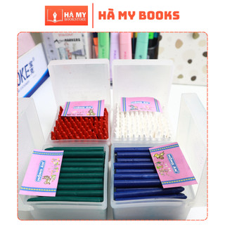 (1 Hộp 100 Cây) Phấn sáp xe - Phấn sáp không trôi, Phấn Cây Hồng Ân