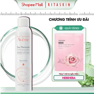 Nước xịt khoáng cấp ẩm và làm dịu da AVÈNE THERMAL SPRING WATER tặng mặt nạ hebeheba