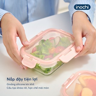  PURE✨VALVE Hộp Thủy tinh Nikko PURE✨VALVE 💞Chính hãng inochi Hộp đựng thực phẩm💞Hộp thuỷ tinh có nắp 