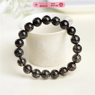  Vòng Tay Thạch Anh Tóc Đen Hợp Mệnh Thuỷ Mộc Lắc Tay Đá Phong Thủy Thời Trang. Tinh Tế - Ngọc Trai Trường Thịnh 