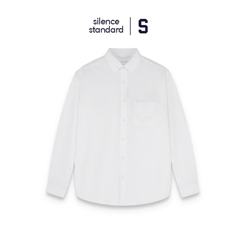 (Best Seller) Áo sơ mi cổ cài trơn/ kẻ sọc SilenceStandard Blank [SO25]
