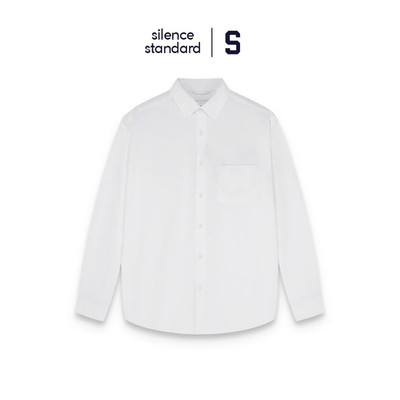 (Best Seller) Áo sơ mi cổ cài trơn/ kẻ sọc SilenceStandard Blank [SO25]