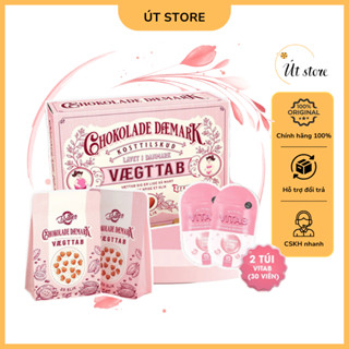 Kẹo Socola Giảm Cân Chokolade Danmark Vaegttab Đan Mạch - Hộp 40 Viên tặng 2 Vitab