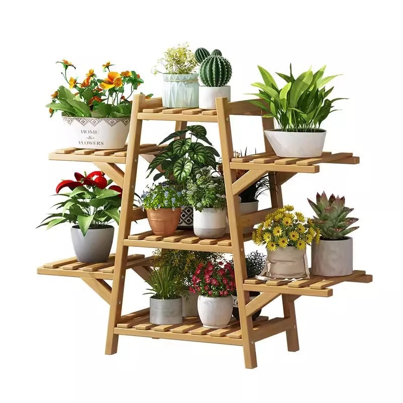 SUNNY BIERE Kệ Hoa kệ cây cảnh 6/7/9 tầng Kệ cây tre Kệ cây cảnh sân vườn | BigBuy360 - bigbuy360.vn