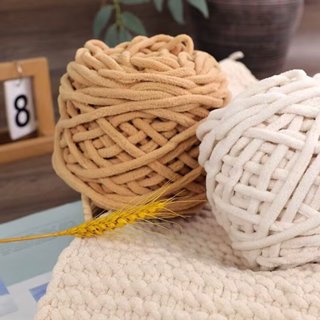 Len Nhung Đũa 100g Sợi To 6mm, Len Bông Sữa Dùng Để Móc Thú Bông, Túi Xách Sử Dụng Kim Móc Len 6mm