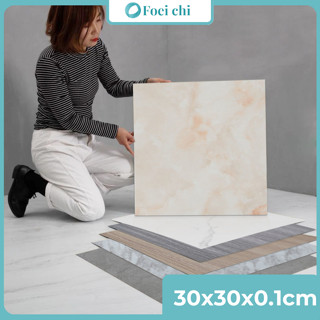 Tấm Dán Sàn Nhựa Đá, Decor Phòng Ngủ NAGO, Mẫu Vân Đá,chất liệu PVC, kích thước 30x30x0.1cm