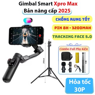 Gimbal điện thoại smart x pro, gậy gimbal chống rung 360 độ, bản nâng cấp mới nhất từ nhà AOCHUAN