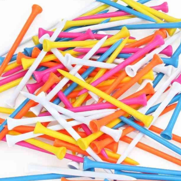 Tee Golf Nhựa Nhiều Màu Sắc 100mm,Tee golf,Tee nhựa golf